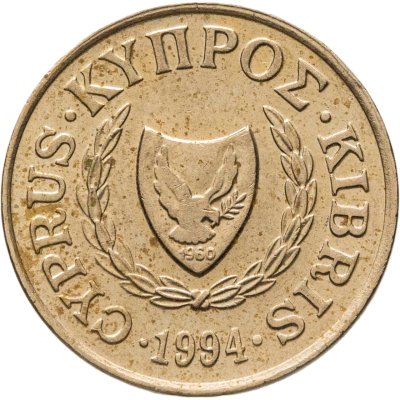 купить Кипр 2 цента (cents) 1994