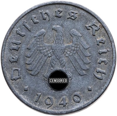 купить Германия, Третий рейх 10 рейхспфеннигов (reichspfennig) 1940 двор А