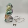 Купить Лампа настольная (ночник) "Попугай какаду", фарфор, металл, стекло, Германия, 1960-1980 гг.