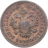Купить Австрия 2 крейцера (kreuzer) 1851  B,  знак монетного двора "B" - Кремница