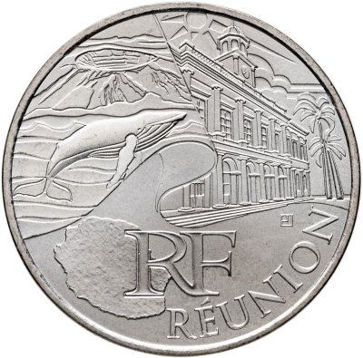 купить Франция 10 евро 2011 "Регионы Франции - Реюньон"