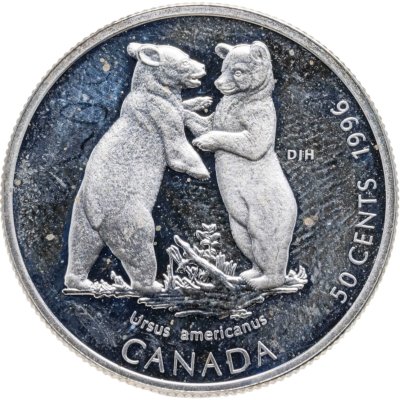 купить Канада 50 центов (cents) 1996 "Детёныши диких животных - Медвежата"