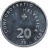 Купить Швейцария 20 франков (francs) 2013 "Швинген"