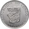 Купить Республика Конго 100 франков (francs) 1995  "Юнкерс (Junkers) Ju 52"