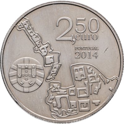 купить Португалия 2.5 евро (euro) 2014 Коимбрский университет