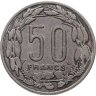 Купить Центральная Африка (BEAC) 50 франков (francs) 1963