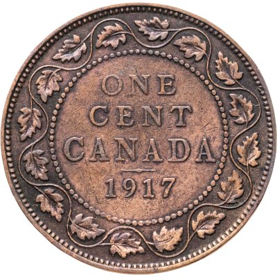 купить Канада 1 цент (cent) 1917