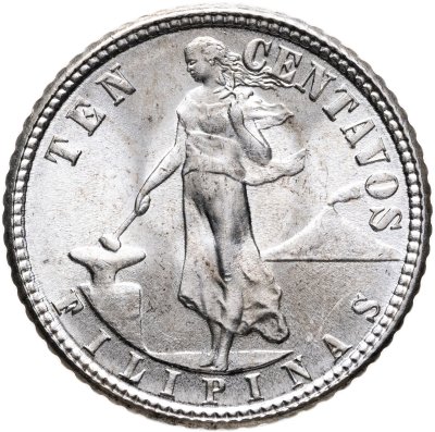 купить Филиппины 10 сентаво (centavos) 1945
