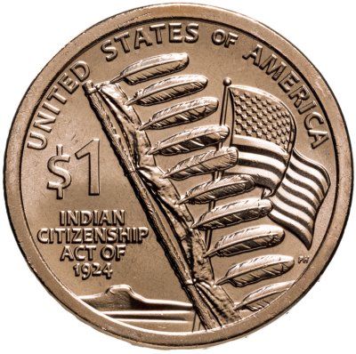 купить США 1 доллар (dollar) 2024 D "Коренные Американцы - Закон о гражданстве индейцев"