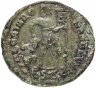Купить Римская Империя, Валент, 364–378 годы, Нуммий (реверс: император идет вправо, волочит за волосы пленника)