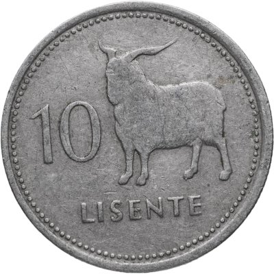 купить Лесото 10 лисенте (lisente) 1979