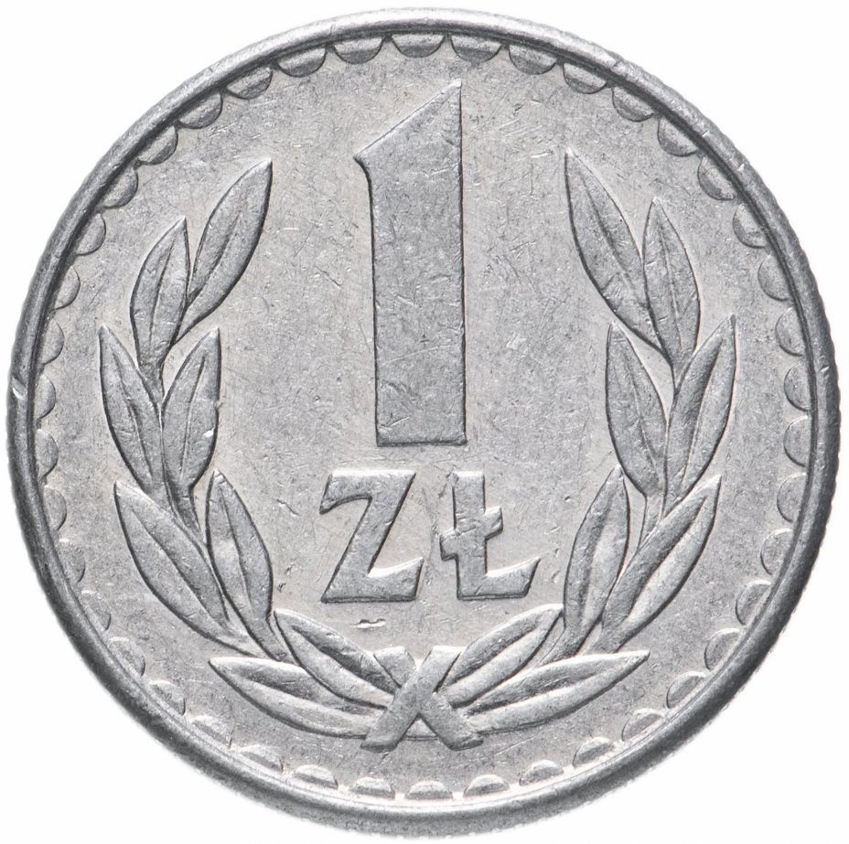 купить Польша 1 злотый (zloty) 1986-1988