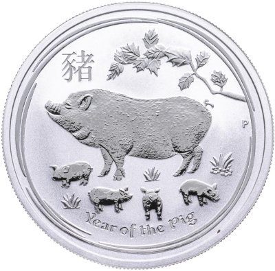 купить Австралия 50 центов 2019 «Восточный календарь, год Свиньи»