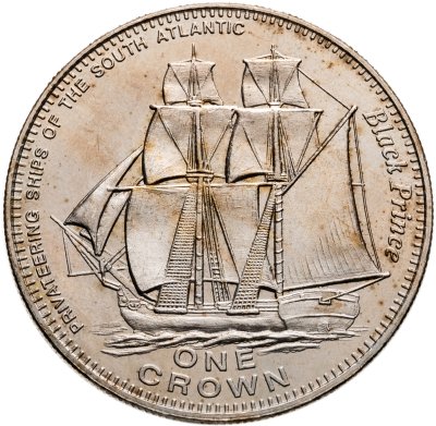 купить Тристан-да-Кунья 1 крона (crown) 2006 "Каперские суда Южной Атлантики - Black Prince"