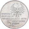 Купить Германия 5 марок (deutsche mark) 1974  250 лет со дня рождения Иммануила Канта