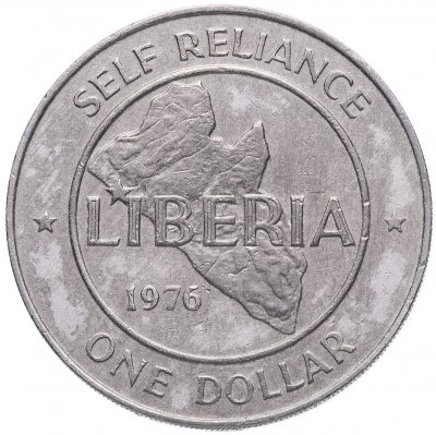 купить Либерия 1 доллар 1976