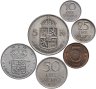 Купить Швеция полный годовой набор монет 1972 (6 шт.)