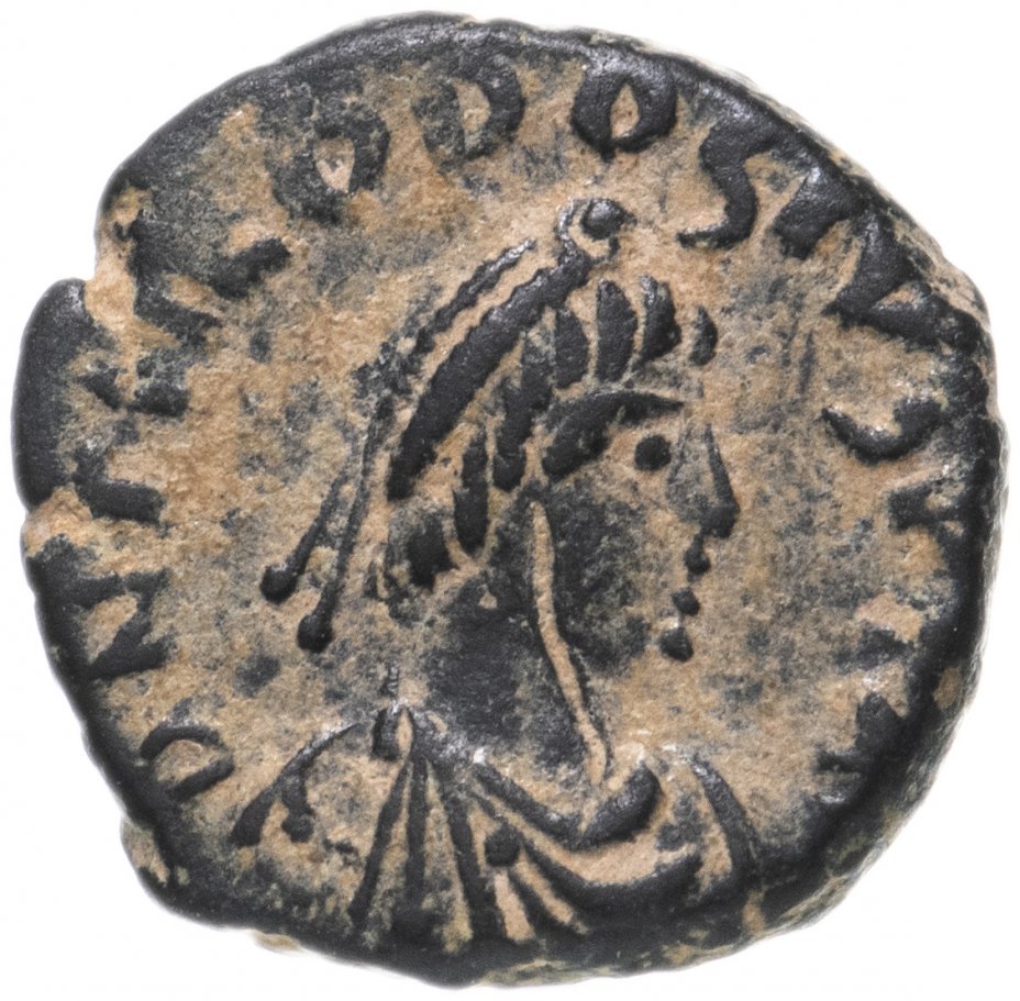 купить Римская империя, Феодосий II, 402-450 годы, центенионалий.