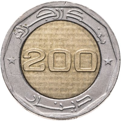 купить Алжир 200 динаров 2012 50 лет Независимости