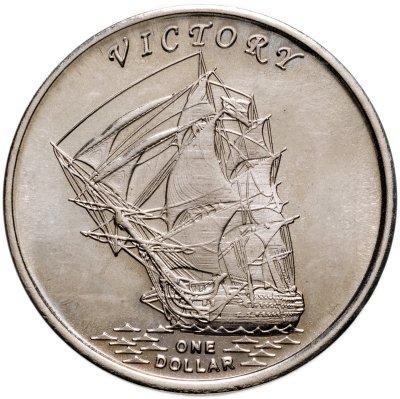 купить Кирибати, Остров Гилберта 1 доллар 2014 "Корабль Victory"