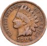 Купить США 1 цент 1904 "Indian Head Cent"