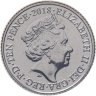 Купить Великобритания 10 пенсов 2018 «Азбука буква J»