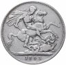 Купить Великобритания 1 крона (crown) 1893 Дата на гурте LVI