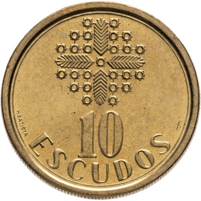 купить Португалия 10 эскудо 1990