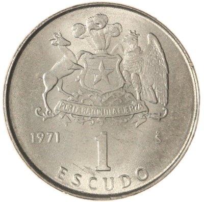 купить Чили 1 эскудо (escudo) 1971