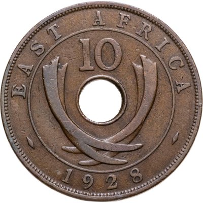 купить Британская Восточная Африка 10 центов (cents) 1928