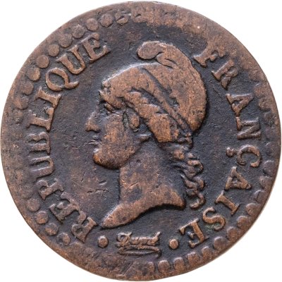 купить Франция 1 сантим (centime) 1797-1798, 6 год республиканского календаря