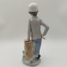 Купить Статуэтка "Мальчик с собакой", фарфор, роспись, NAO Porcelain, Испания, 1983-2000 гг.