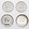 Купить Канада, набор из 4 монет 1967-1984 "Американские серии - Североамериканская природа" в сувенирном футляре