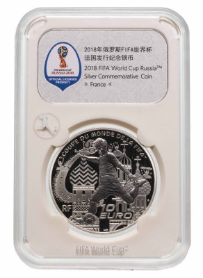 купить Франция 10 евро 2018 "Чемпионат мира по футболу в России 2018" в слабе