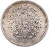 Купить Германия 20 пфеннигов (pfennig) 1876 F знак монетного двора: "F" - Штутгарт