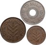 Купить Палестина набор 3 монет 1, 2, 10 милей (mils) 1927-1941