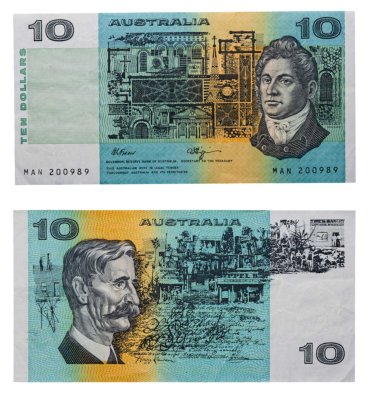 купить Австралия 10 долларов 1974-1991 (Pick 45h)