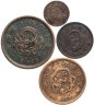 Купить Япония набор монет 1877-1884 (4 шт.)