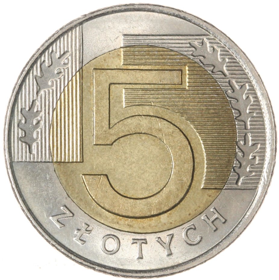 купить Польша 5 злотых (zlotych) 2008