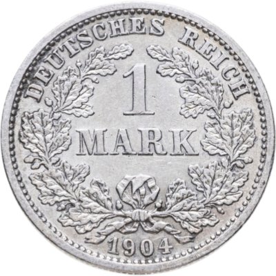купить Германия 1 марка 1904 знак монетного двора: "D" - Мюнхен