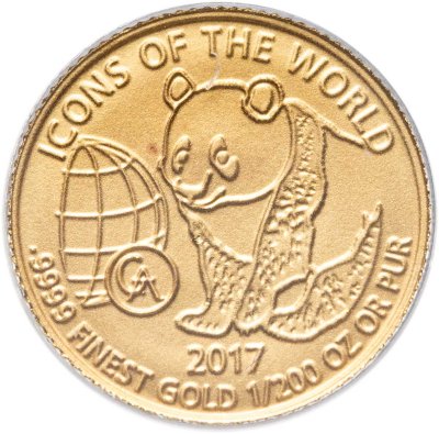 купить Руанда 10 франков 2017 Панда