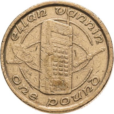 купить Остров Мэн 1 фунт (pound) 1988-1995, случайный год