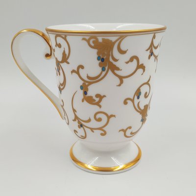 купить Чашка с растительным декором, Narumi, фарфор, золочение, Япония, 2010-2020 гг.