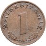 Купить Германия, Третий рейх 1 рейхспфенниг (reichspfennig) 1938 "А"