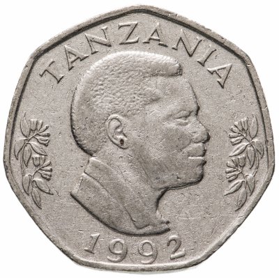 Купить Танзания 20 шиллингов (shillings) 1992