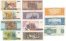 Купить Бразилия набор из 11 банкнот 1, 2, 5, 50, 100, 200, 500, 1000 крузейро, крузадо, новых крузадо 1966-1990
