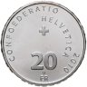 Купить Швейцария 20 франков 2010 "100 лет Бернинской железной дороге" в капсуле