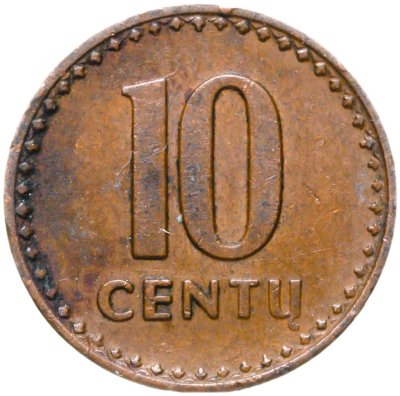 купить Литва 10 центов (centu) 1991