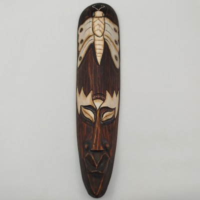 купить Маска настенная, антропоморфная (этнос), дерево, резьба, роспись, Индонезия, 2000-2015 гг.