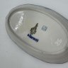 Купить Соусник в форме ладьи с цветочным декором, Гжель, фарфор, роспись, Гжельский фарфоровый завод, Российская Федерация, 1990-2010 гг.